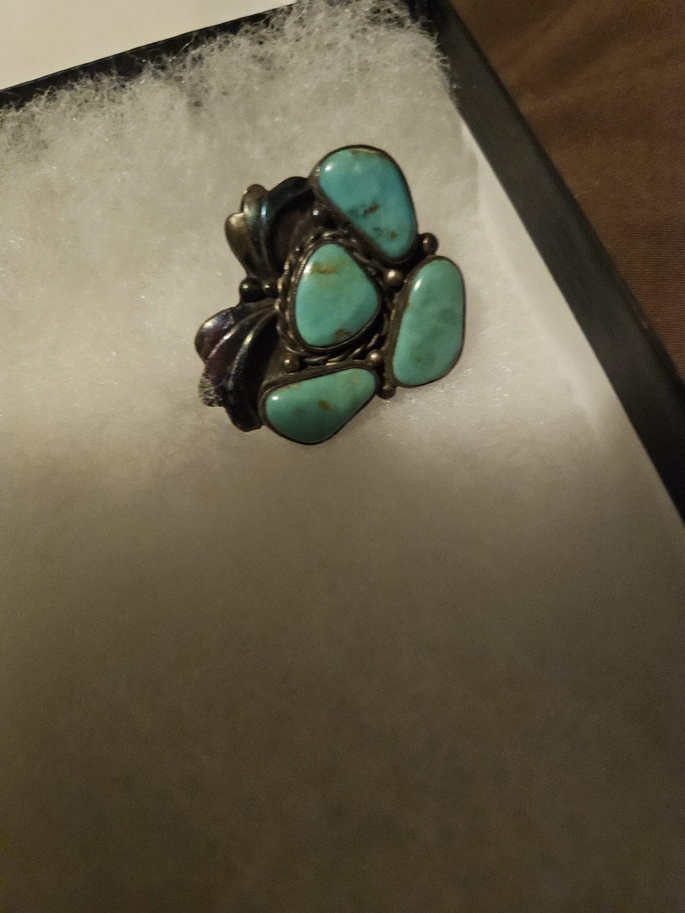 Turquoise Cluster Ring - Women Jewelry